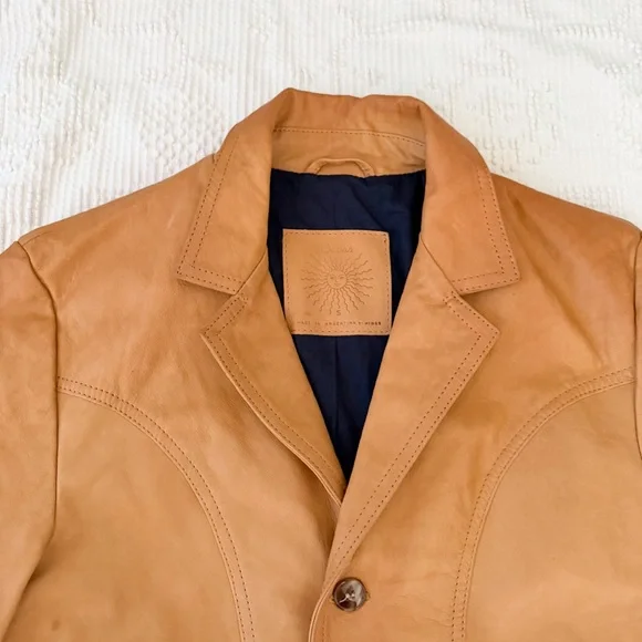 Rare Sabah Downtown Leather Jacket Unisex Small - Picture 2 of 13